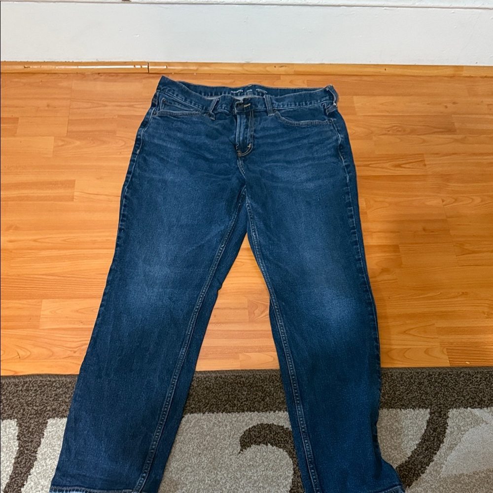 Old Navy Men's Dark Blue Straight Jeans